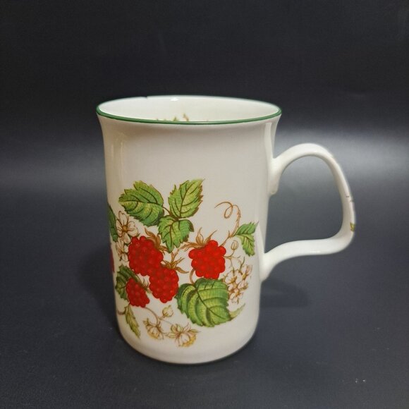 Roy Kirkham Raspberry Fruit Garden Bone China Mug AS IS - Picture 1 of 11